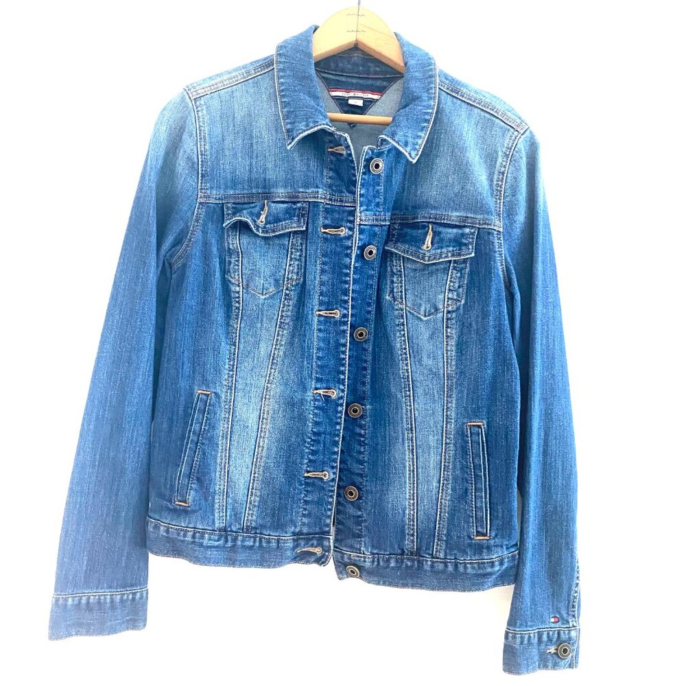 Tommy Hilfiger Women's Denim Jean Jacket Size Medium
